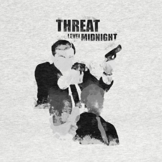 The Office - Threat Level Midnight - Michael Scarn - Jim Halpert- Funny T-Shirt by truefriend